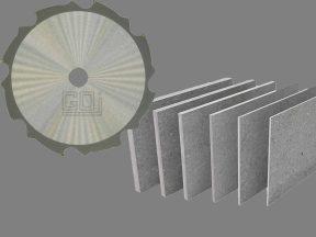 PCD- Sirkelsagblad for fibersement og laminat